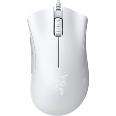 Razer DeathAdder Essential 게임용 마우스 6400 DPI 광학 센서, 게이밍마우스, 머큐리 화이트