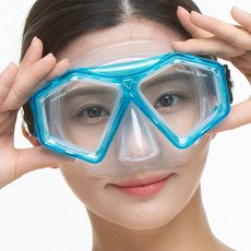 비앤드 주니어 성인 스노쿨링 마스크 세트 BN-508, 아쿠아