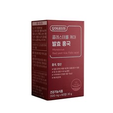 모어네이처 콜레스테롤 케어 발효 홍국, 60정, 1개
