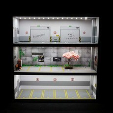 피규어 전시대 진열장 차량 미니카 인테리어 캐비닛, 1개, 164 테마 1(6-8cm 자동차)