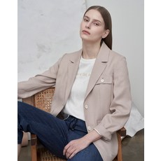 배색 스티치 싱글 자켓VVCFU5M3191 715645, NAVY(56) 090