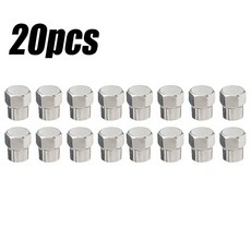 100 10개 자동차 타이어 밸브 스템 캡 육각 커버 모든 액세서리 휠 림 범용, 20pcs