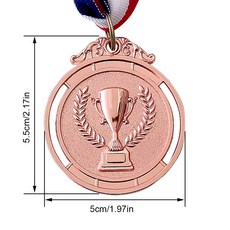 우승 트로피 조각 축하 용품 작은 장식 학교 동상 체육대회 대회 수상자 골드, Copper