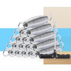 frymmx 5.5 헤비 듀티 트램펄린 교체 스프링 및 도구 8피트-14피트 트램펄린용 12pcs 방청 스테인리스 스틸 - 필수 액세서리