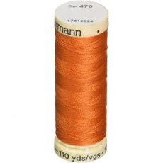 구터만 폴리에스터 실 110야드 색상 470 주황색, 1개
