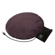 【日本Needs Labo】 USB發熱保暖坐墊 一個, 咖啡色, 37×37×2cm