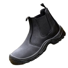 첼시부츠 안전화 방한 끈없는 발편한 초경량 남자 토캡