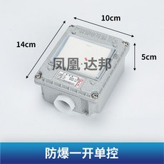 【正品貨 附 電子 發票】 防爆开关 防爆开关86型墙壁开关五孔十孔220vEX防爆照明开关工具, 1個, 防爆一开（带防水盖）