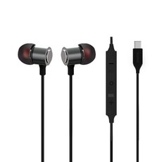 이메이션 USB-C 타입 유선 커널형 이어폰, IMEP100, 블랙