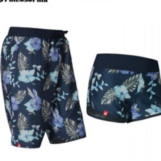 여성 워터 레깅스 수영 래쉬가드 꽃무늬 여성 워터 팬츠 비치