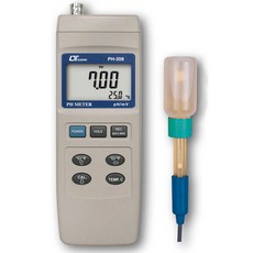 【DIY品牌聯盟】Lutron 路昌 記錄型PH酸鹼計 PH-208 酸鹼計 酸鹼度計 酸鹼測試器 PH計, 1個