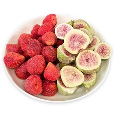 한창리스 동결건조 과일 믹스칩 딸기 무화과, 1개, 200g