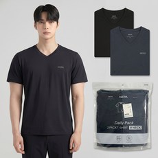 네파 남성 네오쿨 기능성 브이넥 반팔 티셔츠 2pack 세트