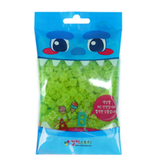 디폼블럭8mm320개 세트&부자재, D54_8mm디폼블럭_야광노랑색 (280개), 1개