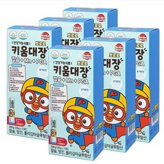 뽀로로 키움대장 [20g*15포] * 6개 요거트맛 칼슘 210mg 망간 3mg 폴리감마글루탐산 60mg, 20g, 90개