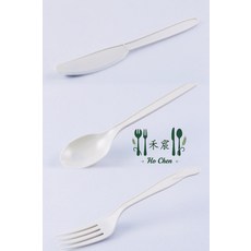 禾宸一次性餐刀，輕巧方便，適用於各種場合, 1套, 100個裝