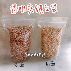 透明夾鏈立袋 - 全透明厚款 6兩/8兩 50入/束 - 夾鏈袋/透明袋/立袋, 詳見包裝, 詳見包裝, 6兩夾鏈立袋