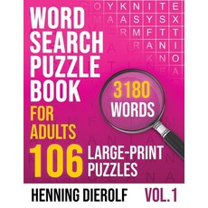 Word Search Book for Adults: 106 Large-Print English Puzzles Paperback, Independently Published