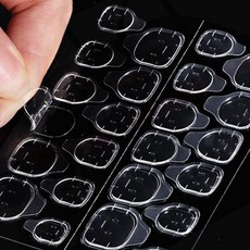 네일 양면테이프 말캉팁 인조손톱 부착 미용 네일아트 접착 패드, 1개, GFarm  네일양면테이프