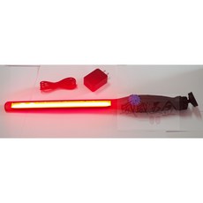 SEC 超亮白光 極閃紅光 20W LED 長條型旋轉調光工作燈 附磁手電筒 爆亮型充電式可彎式 台灣製【威威五金】, 1個