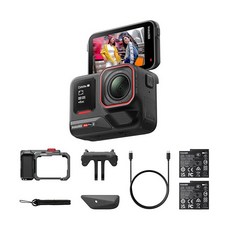 Insta360 Ace Pro 2 運動相機-黑色雙電街拍套裝, Black, 全新Insta360 Ace Pro2 運動相機雙電版街拍套裝(先創公司貨)