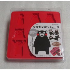 SUNCRAFT 熊本熊 矽膠巧克力模具 SIG-70 9連造型, 詳見包裝, 詳見包裝