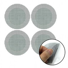 벌레차단 접착용 보수용 방충망 구멍보수 해충방지 방충망보수 수리 원형 4P, 1개