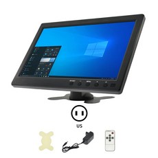 MJDOUD 10 인치 자동차 HD 모니터 카메라 시스템 TV 컴퓨터 VGA 백업 스크린 LCD 컬러 디스플레이 PC, 101 US