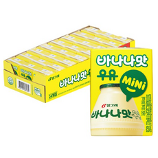 빙그레 바나나맛우유 kids 120ml, 24개