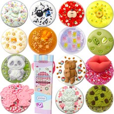 말랑코코 슬라임 8종 랜덤 박스 선물 패키지, 1개