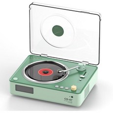 블루투스 기능이 있는 휴대용 CD 플레이어 붐박스 40mm 스피커 LCD 디스플레이 USB 포트 SD 카드 슬롯, 블루투스 기능이 있는 휴대용 CD 플레이어 붐박스, 4