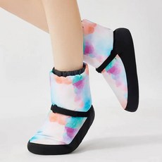 1 쌍 따뜻한 신발 겨울 댄스 부츠 국가 전문 두꺼운 발레 플랫 코튼 트레이닝 201787