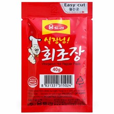움트리 실장님 회초장 일회용 캠핑 여행 배달용, 40g, 10개