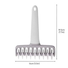 크리 에이 티브 PP 피자 커터 Scutters 주방 다기능 날카로운 수제 국수 호브 미끄, 회색