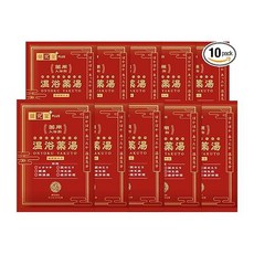 약용 입욕제 온욕 약탕 [의약부외품] 10팩 편안하면서 매운맛을 완화시키는 국내 제조에서 안심 안전.