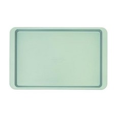 키친에이드 KitchenAid 22.9x33cm(9x13인치) 논스틱 알루미늄 스틸 베이킹 시트 컨투어 실버, 피스타치오