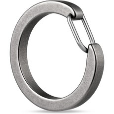 山道具屋鈦工匠TC4加粗鈦合金C扣鑰匙圈 堅固耐用不生鏽 戶外隨身配件, 1個, Ta6146(C扣)