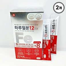 [무료배송/당일배송] 일양약품 액상철분 30포 하루 철분 12 임산부 온가족 비타민 아연 스틱 [일양약품], 2개, 240ml