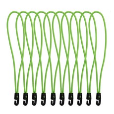 탄성 미니 수하물 로프 다기능 26cm 자전거 오토바이 라텍스 바인딩 캠핑 자동차 테더, 07 Green - 10pcs, 1개
