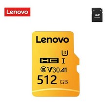 레노버 512GB 256GB 마이크로 SD TF 메모리 카드 100MBs C10 U3 64GB 128GB 4K HD USB 카드 리더 어댑터 호환