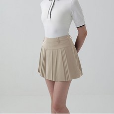[김영주골프] 여름 하이웨스트 A라인 주름 플리츠 치마 여성 골프 스커트 큐롯 KPMLSK45
