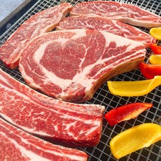 바라던 토마호크 우대갈비 LA갈비 꽃갈비 소갈비 캠핑 음식 소고기 스테이크 바베큐, 1 ✨best 토마호크 스테이크, 토마호크 450g 내외