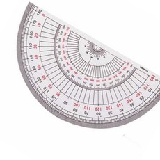 온가지사 반원분도기 180도 18CM CH180 1개입 각도측정기