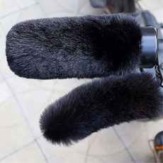 자전거 바이크 퀵보드 폭신털 손잡이커버 라이더 배달 바람차단