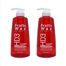 후르츠왁스 케라틴 슈퍼 하드 헤어젤 500ml X2개, 2개