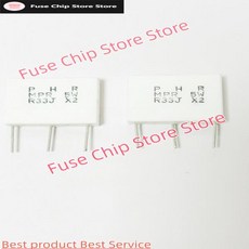 10Pcs MPR 5Wx2(5W+5W) 0.18R 트윈 비유도 삼각대 시멘트 저항기, 03 MPR5W R18J