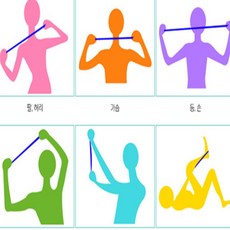 모노 스트레칭 밴드 요가밴드