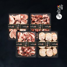 [농협안심한우] 한우 보신세트(꼬리반골2kg+우족2kg+사골2kg+잡뼈2kg), 1개, 8kg