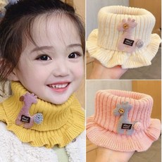 冬季兒童防凍必備 卡通圍脖 小鹿可愛寶寶圍脖保暖護頸男女童針織兒童圍巾秋冬