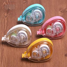 에그 수정테이프 10개 색상랜덤 볼펜지우는화이트